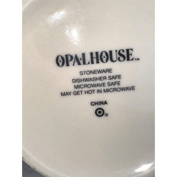 Opalhouse White & Blue K Monogram Stoneware Mug Dishwasher & Microwave Safe - Picture 3 of 5